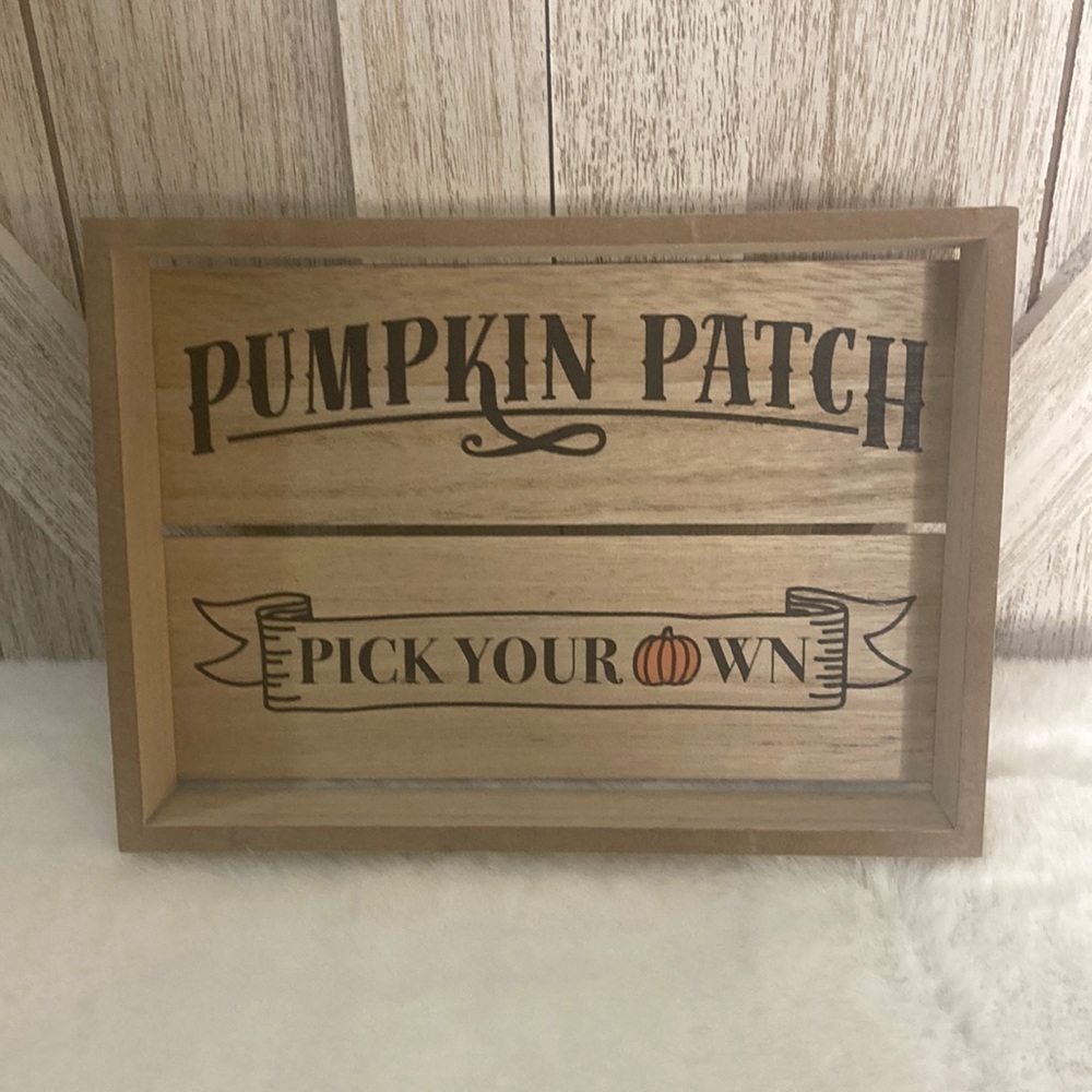Target 2019 BP Pumpkin Patch Mini Tray/Shadowbox